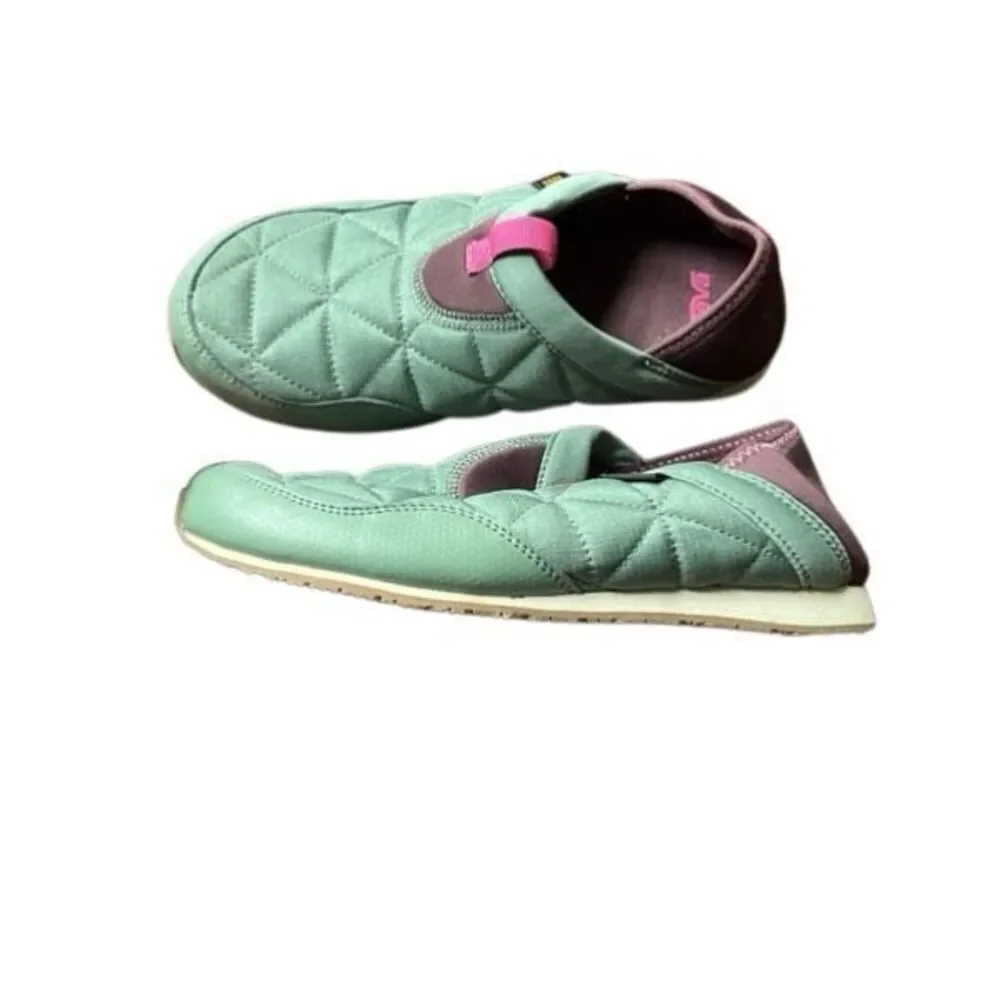 Teva Ember Moccasins Slip on Girls Shoes Kids shoes slip on shoes Size 4 - Picture 4 of 8